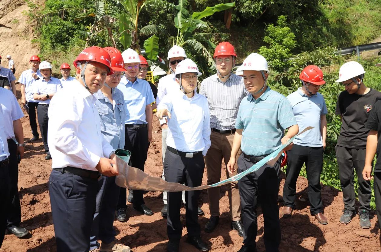 蜀道集團副總經(jīng)理楊如剛一行赴隆黃鐵路隆敘段擴能改造工程項目開展汛期檢查及項目建設(shè)督導(dǎo)調(diào)研